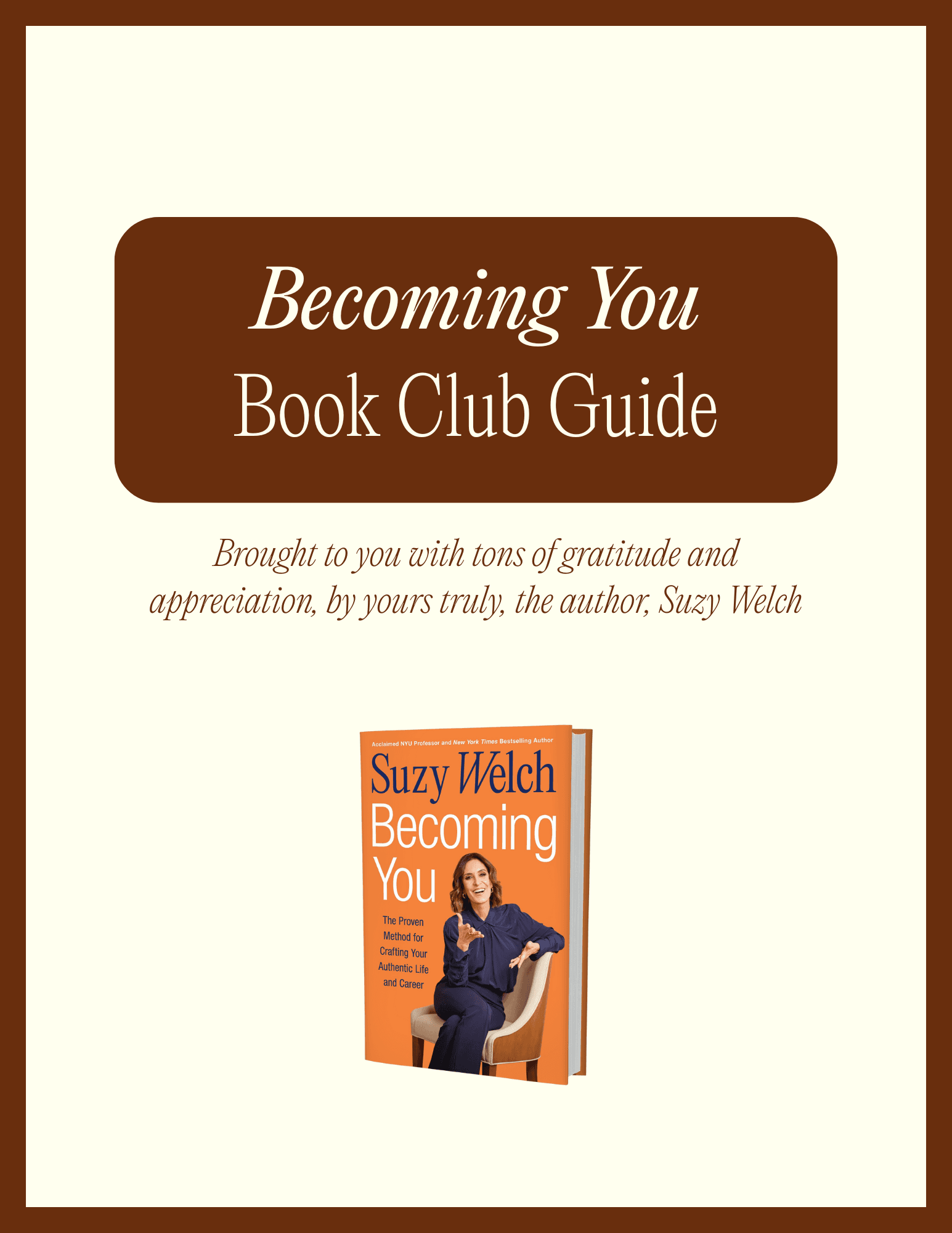 Becoming You Book Club Guide